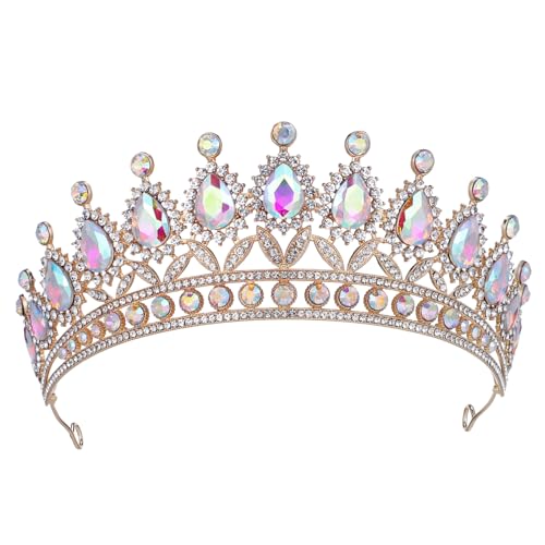 CALLARON Kristallkrone Für Bridal Mit Strahlendem Strass Als Tiara Für Hochzeit Abendparty Oder Abschlussball Als Für Frauen Und Bräute von CALLARON