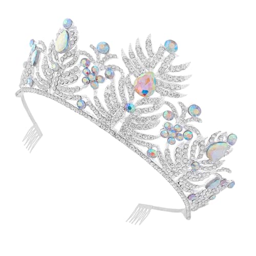 CALLARON Krone Für Damen Hochzeit Mit Strass Kopfschmuck Im Barockstil Für Frauen Und Mädchen Als Haarschmuck Für Partys Und Andere Anlässe von CALLARON
