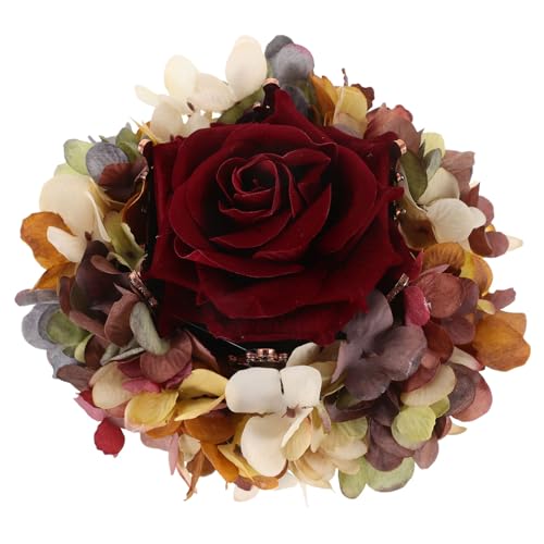 CALLARON Party Krone Kopfschmuck Blume Dekoration Clip Accessoire Damen Geburtstag Hochzeit Haar Schmuck von CALLARON