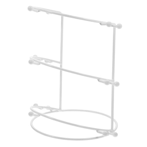 CALLARON Kronenständer Gestell Braut- Für Hochzeit Anzeige Tiara Stirnband-organizer Aus Legierung Brautkrone Aufbewahrungshalter Kopfbedeckungshalter Kronenhalter Zinklegierung Weiß von CALLARON