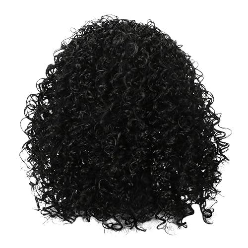 CALLARON Stirnbandperücke Aus Echthaar Für Damen Schwarzes Stirnband Aus Kunsthaar Leicht Tragbar Und Anpassbar Kopfform von CALLARON