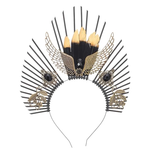 CALLARON Kunststoff Stirnband Diy Haarreifen Mehrzweck-haar-accessoire Für Party Hochzeit Verlobung Bankett Fest Kreative Göttin Haarreifen Für Frauen von CALLARON