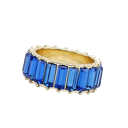 CALLARON Kupferringe Funkelnder Braut-tennisarmreif Elastischer Fingerring Körperschmuck Strass Stretch Ring Kristall Armband Fräulein Dekorative Ringe von CALLARON