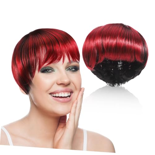 CALLARON Kurze Bob-Perücke für Damen mit Natürlichem Fransen Atmungsaktives Leichtes Synthetisches Haar Vielseitig Stylbar für Alltag und Besondere Anlässe Sommerfreundlich von CALLARON