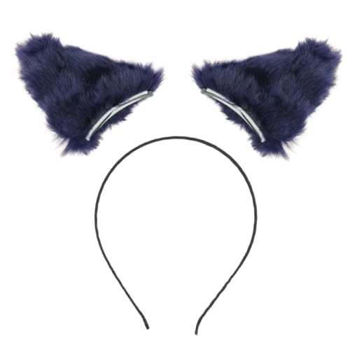 CALLARON Halloween Tierohren Haarreif Weiches Fleece Für Junge Mädchen Und Erwachsene Für Kostümpartys Cosplay Und Festivals von CALLARON