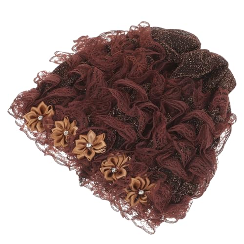 CALLARON Lace Beanie Mütze für Damen Trendige Turban Mütze Spitze für Reisen Strand und Freizeit Leicht und Dekorativ Perfektes Accessoire für von CALLARON