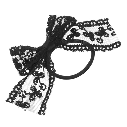 CALLARON Lace Bow Haargummis Für Damen Elastische Haarbänder Mit Elegantem Design Für Pferdeschwanz Und Verschiedene Frisuren Und von CALLARON