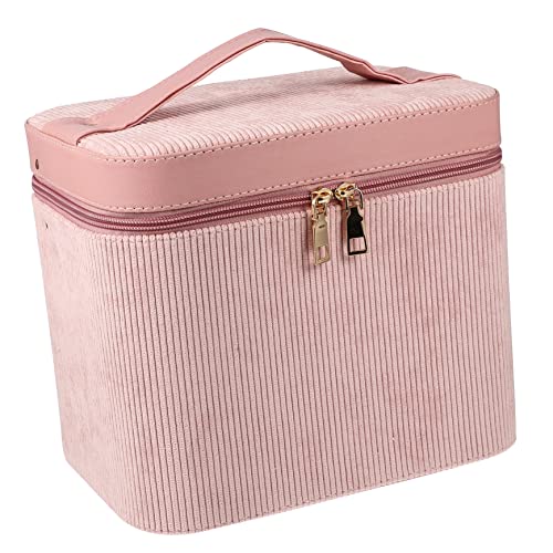 CALLARON Lagen Kosmetiktasche mit Spiegel Makeup Aufbewahrung für Damen Große Kapazität Leicht Wasserabweisend für Reisen und Zuhause Kosmetik Organizer CALLARON Lagen Kosmetiktasche mit Spiegel Makeup Aufbewahrung für Damen Große Kapazität Leicht Wasserabweisend für Reisen und Zuhause Kosmetik Organizer von CALLARON