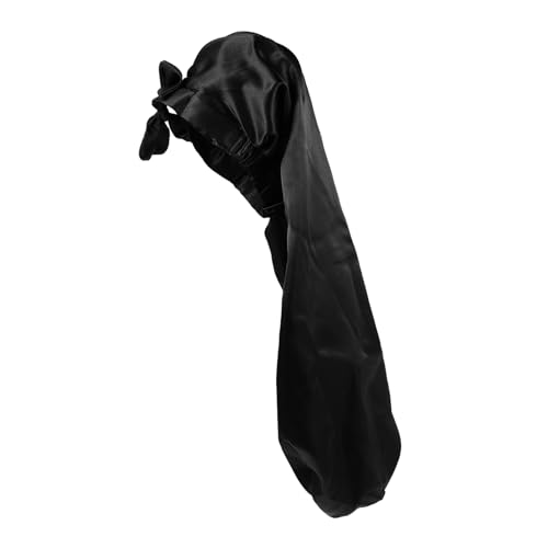 CALLARON Long Satin Bonnet Für Frauen Bequeme Elastische Schlafhaube Für Lange Lockige Haare Hochwertige Satin-mütze Mit Viel Für Lockenfrisuren von CALLARON