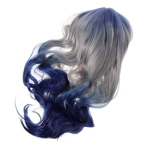 CALLARON Lange Gewellte Perücke Für Damen Hochtemperatur Seidenperücke Für Cosplay Partys Und Besondere Anlässe Weich Und Langlebig Perfekter von CALLARON