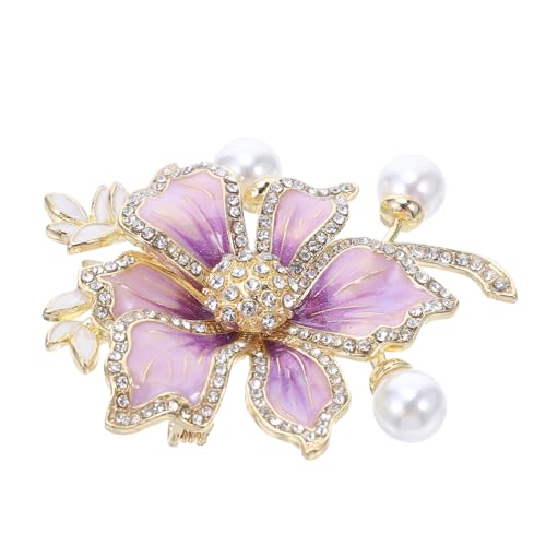 CALLARON Kristallblumen-blumenbrosche Mit Perlen-emaille-accessoires Damenbrosche Anstecknadel Für Bankette Zierliche Blumenbrosche Für Kleider CALLARON Kristallblumen-blumenbrosche Mit Perlen-emaille-accessoires Damenbrosche Anstecknadel Für Bankette Zierliche Blumenbrosche Für Kleider von CALLARON