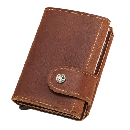 CALLARON Herren-geldbörse Aus Kartenetui Mit Münzeinsatz Praktische Geldbörse Für Männer Robust Und Kratzfest Geeignet Für Büro Und Alltag von CALLARON