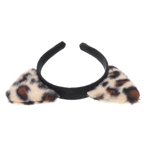 CALLARON Leopard Katzenohren Haarreif Für Damen Stirnband Für Halloween Und Cosplay Und Für Und Partys von CALLARON