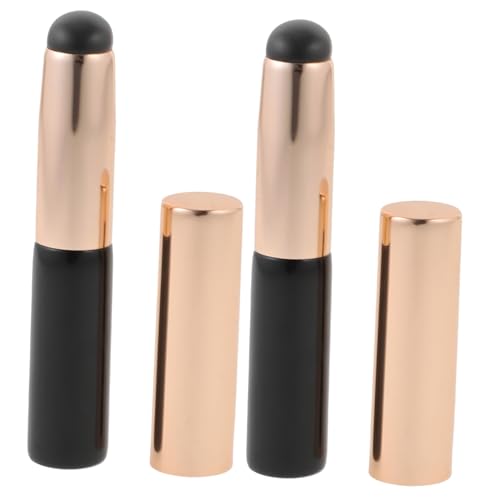 CALLARON Lippenstift Pinsel Lippenbürste mit Kappe Tragbarer Lip Gloss für Präzises Makeup und Schnelle Anwendung Zuhause oder Unterwegs von CALLARON