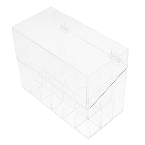 CALLARON Lippenstift-organizer Mit Deckel Transparenter Aufbewahrungshalter Für Schreibtisch Oder Schminktisch Separates Stifthalter-design Für Ordnung Und Übersichtlichkeit von CALLARON