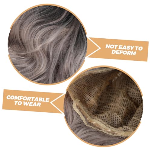 CALLARON Long Wavy Wig Damen Gradient Curly Heat-resistant Synthetische Haare Natürlicher Look Für Halloween Cosplay Party Täglichen Gebrauch von CALLARON