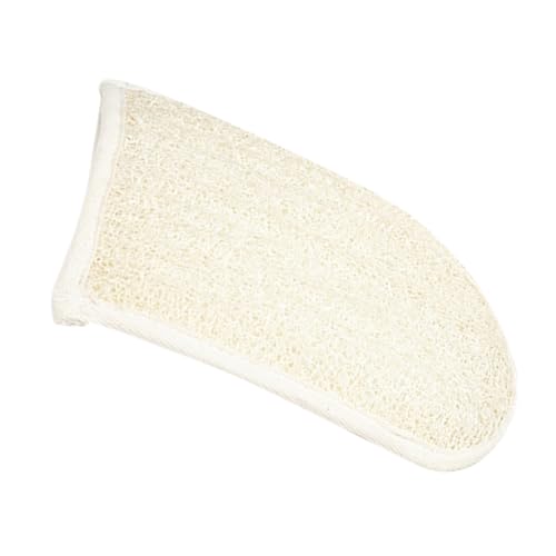 CALLARON Luffa-Badetuch Körperpeeling waschen Körperwäscher Handpeeling-Handschuh Duschschrubber Peeling-Duschhandschuhe Handpeelinghandschuh Peeling-Waschlappen Luffafaser von CALLARON