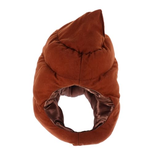 CALLARON Lustige Poop Mütze Kreativer Karnevalshut Witziges Accessoire für Kostümpartys und Cosplay Bequemes Baumwollmaterial für Unvergessliche Veranstaltungen von CALLARON