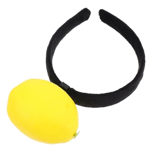 CALLARON Lustiger Obst Haarreifen Für Mädchen Und Erwachsene Weicher Plüsch-limonen-stirnband Für Festliche Anlässe Partys Und Kostüme Witziges Haaraccessoire Für von CALLARON