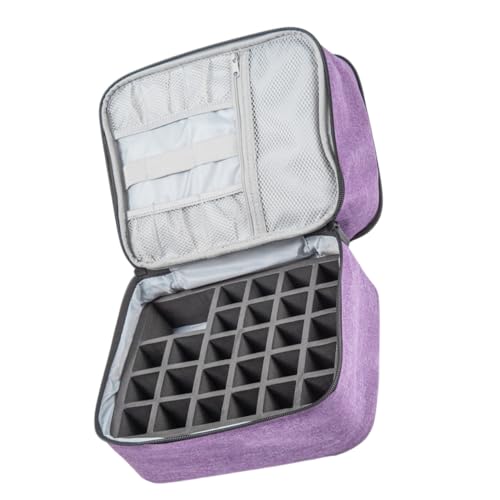 CALLARON Nagellack-Organizer-Tasche Nagellack-aufbewahrungs-etui Tragbare Nagellack-Organizer-Box Reisenagelzubehör-Organizer Make-up-Aufbewahrungstasche Für Nagellacke von CALLARON