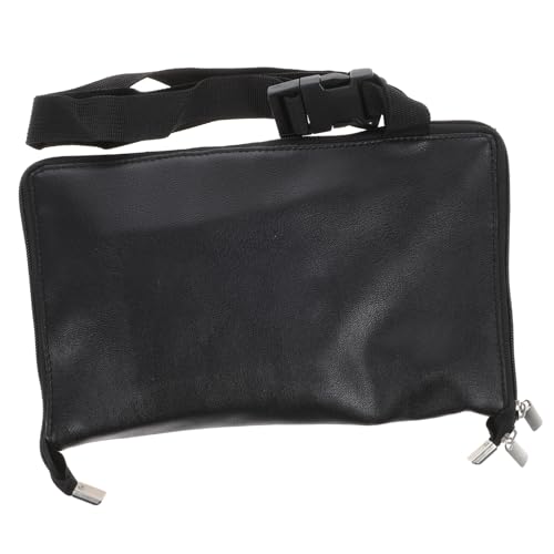 CALLARON Kosmetiktasche Aus Pu-Leder Mit Reißverschluss Große Reise-Make-up-schminktasche Tragbare Organizer-Tasche Mit Gürtelriemen Für Damenkosmetika von CALLARON