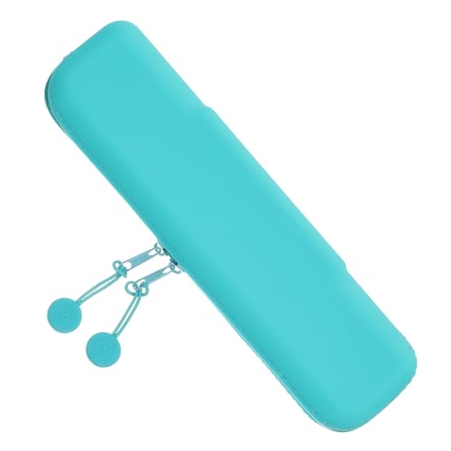 CALLARON Make-up-Pinseltasche mit Reißverschluss über Nacht Makeup Tasche Reißverschlusstasche für Make-up-Pinsel weibliche Schminktasche Toilettenbeutel für Frauen Kieselgel Grün von CALLARON