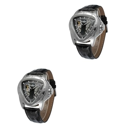 CALLARON Mann Beobachten 2St Automatikuhr automatische Armbanduhr Herrenarmbanduhren Uhrengehäuse für Herren Herrenuhren mechanische Uhr mechanische Herrenuhr aushöhlen Anschauen Mann von CALLARON