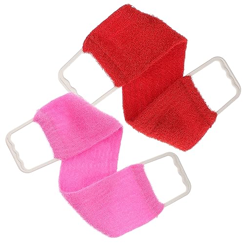 CALLARON Massage-badetuch Badetuch Für Männer Rückenschrubber Männer-rückenschrubber Bade-körperbürste Rubbeltuch Massagegurt Doppelseitig Starkes Peeling Rückzugsstreifen von CALLARON