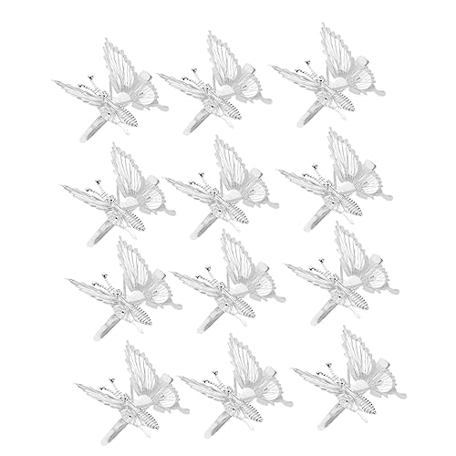 CALLARON 12stücke Schmetterlings-haarspangen Metallische Hohle Haarclips Haarnadeln Haar Barrettes Für Frauen Haarschmuck von CALLARON