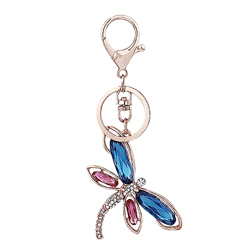 CALLARON Schlüsselanhänger Libelle Auto Schlüsselanhänger Koreanische Ausgabe Diamant Set von CALLARON