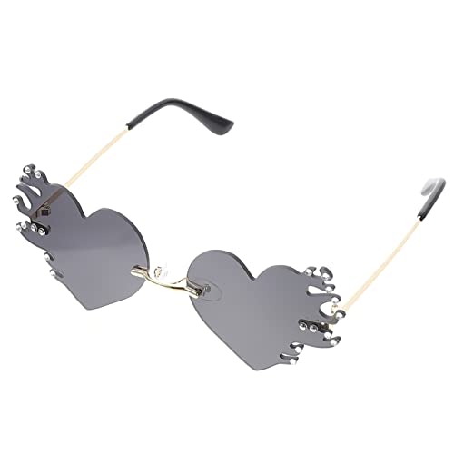 CALLARON Modische Herz-sonnenbrille Party Flammenbrille Herz Es Für Frauen Männer Dekorative Party Versorgung von CALLARON