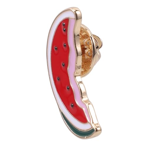 CALLARON Modische Wassermelonen Brosche aus Langlebiger Kreativer Ansteckclip mit Niedlichem Fruchtmotiv für Damen Leichtes Farbbeständiges Design für Kleidung und Accessoires von CALLARON