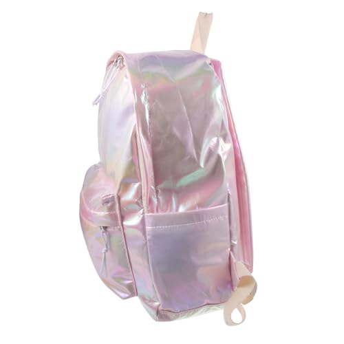 CALLARON Modischer Mädchen Rucksack Aus Pu Material Geräumiger Studentenrucksack Multifunktionale Handtasche Für Schule Und Reisen Pink Lässiger Tagesrucksack Für Frauen von CALLARON