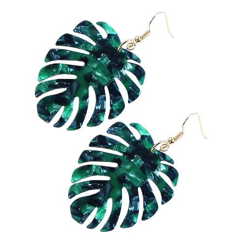CALLARON Blattohrringe Für Damen Monstera-ohrringe Aus Ohrhänger Im Blattdesign Kreative Ohrschmuck Für Frauen Baumelnde Ohrringe Für Alltag Und Anlässe von CALLARON