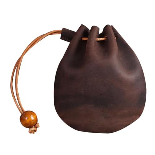 CALLARON Münztasche Kleine Geldbörse Wechseltasche Münzbörse Schlüsseltasche Für Kleingeld Scheine Schlüssel Quittungen Business Reisen Kaffee von CALLARON