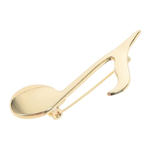 CALLARON Minimalistische Musiknoten Brosche Anstecknadel Zinklegierung Vergoldet Langlebig für Damen und Herren Vielseitig für Kleidung Taschen Hüte von CALLARON