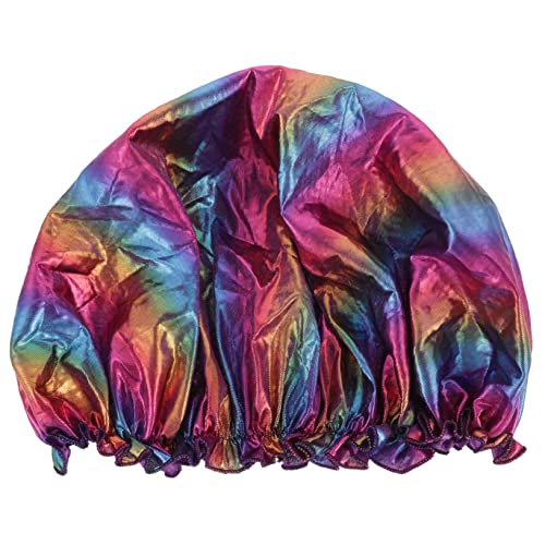 CALLARON Schlafhauben Haarhauben Für Junge Mädchen Dauerwellenhauben Beauty-hauben Breiter Elastischer Krempe Rutschfest Angenehm Zu Tragen Für Schlaf Gesichtswaschen Baden Und Essen von CALLARON