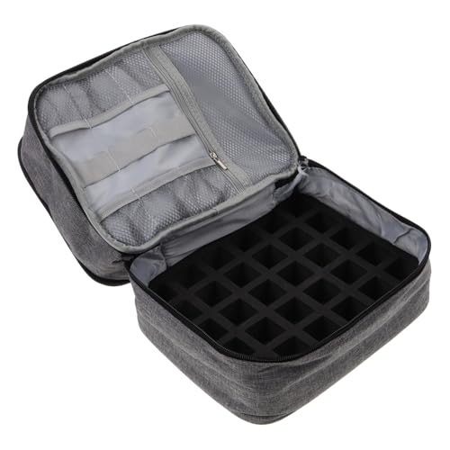 CALLARON Nagellack Aufbewahrungstasche Doppelschichtiger Organizer Für Ätherische Öle Und Nagellackflaschen Tragbar Mit Reißverschluss Für Reisen Und Zuhause Großer Stauraum CALLARON Nagellack Aufbewahrungstasche Doppelschichtiger Organizer Für Ätherische Öle Und Nagellackflaschen Tragbar Mit Reißverschluss Für Reisen Und Zuhause Großer Stauraum von CALLARON
