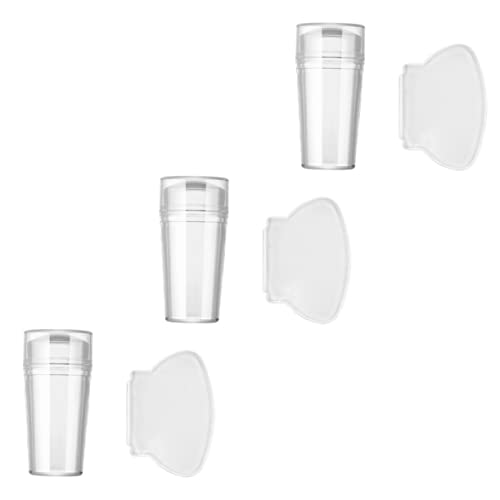 CALLARON Nagelstempel Mit Schaber Und Stempel Für Nailart Einseitiger Nagelstempel Mit Silikonkopf Für Profi Und Heimgebrauch von CALLARON
