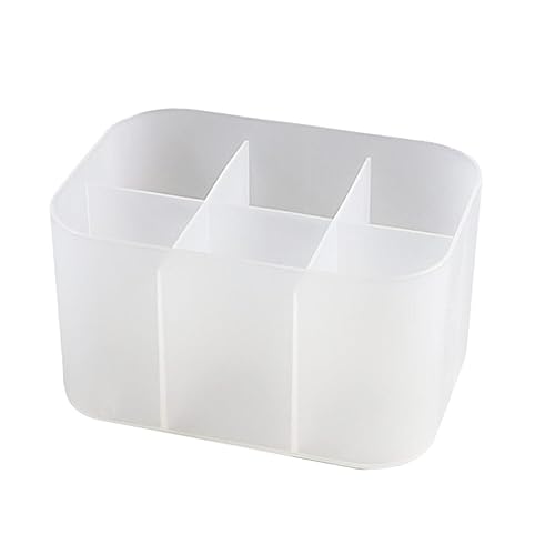 CALLARON Nagelwerkzeughalter Kunststoff Transparent mit Deckel für Wattepads Organizer für Nagelzubehör von CALLARON