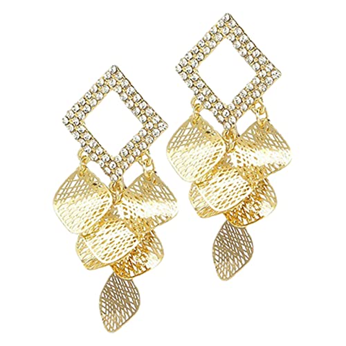 CALLARON Ohrringe für Damen Mehrlagige Ohrhänger mit Strass Schmuckstücke für Perfektes für Frauen und Mädchen für Freizeit und Outfits CALLARON Ohrringe für Damen Mehrlagige Ohrhänger mit Strass Schmuckstücke für Perfektes für Frauen und Mädchen für Freizeit und Outfits von CALLARON
