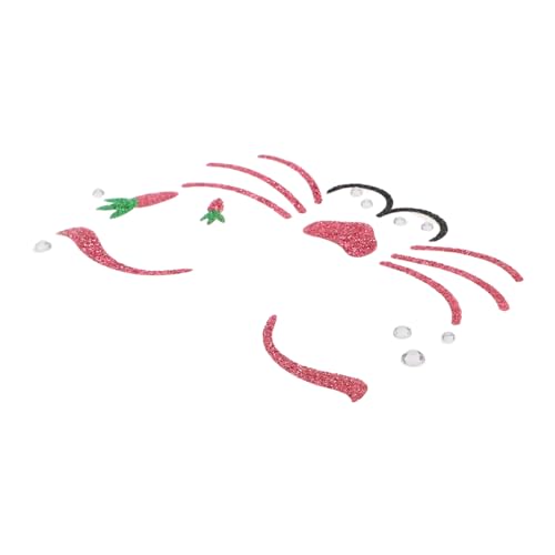CALLARON Osterhasen Gesicht Aufkleber Temporäre Bunny Cosplay Sticker für Feiertags und Partyzubehör Hautfreundlich und Budgetfreundlich für Ostern und Feste CALLARON Osterhasen Gesicht Aufkleber Temporäre Bunny Cosplay Sticker für Feiertags und Partyzubehör Hautfreundlich und Budgetfreundlich für Ostern und Feste von CALLARON