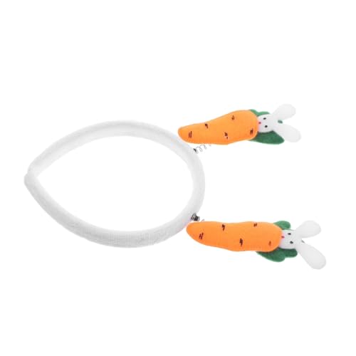 CALLARON Hasenohren-stirnband Mit Karotte Für Ostern Haarband Aus Weichem Stoff Kopfbedeckung Für Junge Mädchen Und Erwachsene Osterhasen-stirnband Haarschmuck Für Feiertage von CALLARON