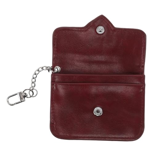 CALLARON PU Kartenetui Damen Weiches Ultradünnes Portemonnaie mit Herzverschluss Abnehmbarem Klappdeckel Karten Münzfach Kompakt für Alltag Shopping Reisen von CALLARON