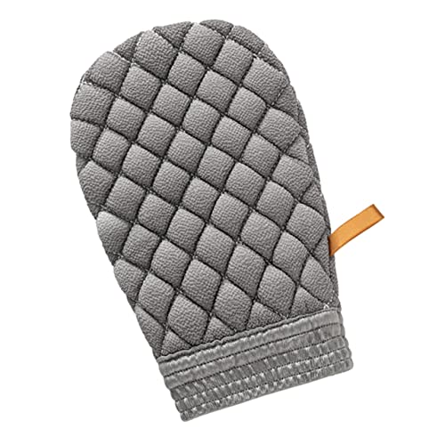 CALLARON Exfolierendes Rücken-handtuch Für Männer Doppelseitiger Körper-peelinghandschuh Für Dusche Graues Badetuch Zur Effektiven Hautreinigung Und Sanften Peelingpflege von CALLARON