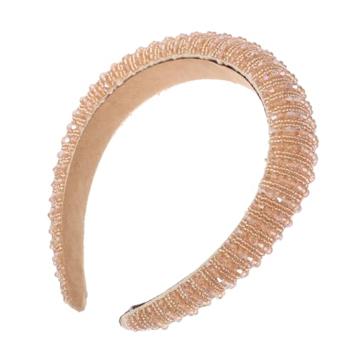 CALLARON Beaded Headband Für Damen Handgefertigter Haarschmuck Mit Eleganten Perlen Für Kostümpartys Hochzeiten Und Festivals Leicht Zu Tragen von CALLARON