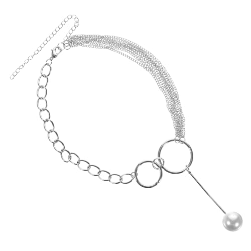 CALLARON Perlenanhänger Kette für Damen Kreative Mehrschichtige Halskette mit Clavicle Design Eleganter Schmuck für Frauen und Mädchen als zu Besonderen Anlässen von CALLARON