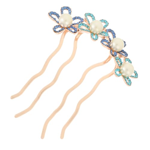 CALLARON Perlenkamm Hochzeitshaarklammern Hochzeitshaarnadeln für Frauen Haarschmuck für die Braut Haarklammern zur Hochzeit Haarnadel für Damen Haarschmuck Legierung Blue CALLARON Perlenkamm Hochzeitshaarklammern Hochzeitshaarnadeln für Frauen Haarschmuck für die Braut Haarklammern zur Hochzeit Haarnadel für Damen Haarschmuck Legierung Blue von CALLARON