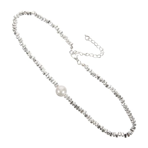 CALLARON Perlenkette für Frauen Clavicle Chain Halskette Leicht und Hautfreundlich Perfektes für Besondere Anlässe Wie Weihnachten Valentinstag oder Hochzeiten von CALLARON