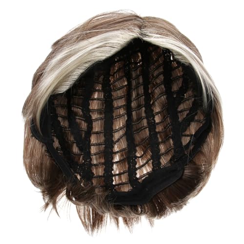 CALLARON Perru Cke Für Männer Kurze Glatte Perücke Cosplay-kopfbedeckung Aus Synthetischem Material Für Partys Feiern Und Alltag Handgefertigt Für Natürliches Aussehen Und CALLARON Perru Cke Für Männer Kurze Glatte Perücke Cosplay-kopfbedeckung Aus Synthetischem Material Für Partys Feiern Und Alltag Handgefertigt Für Natürliches Aussehen Und von CALLARON